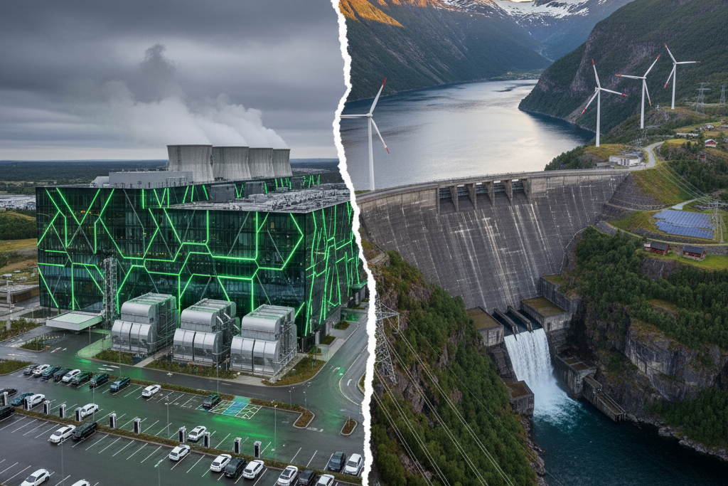norvegia-adatkozpontok-zold-energia-2026